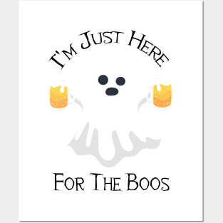 Boos Funny Halloween Beer Lover Posters and Art